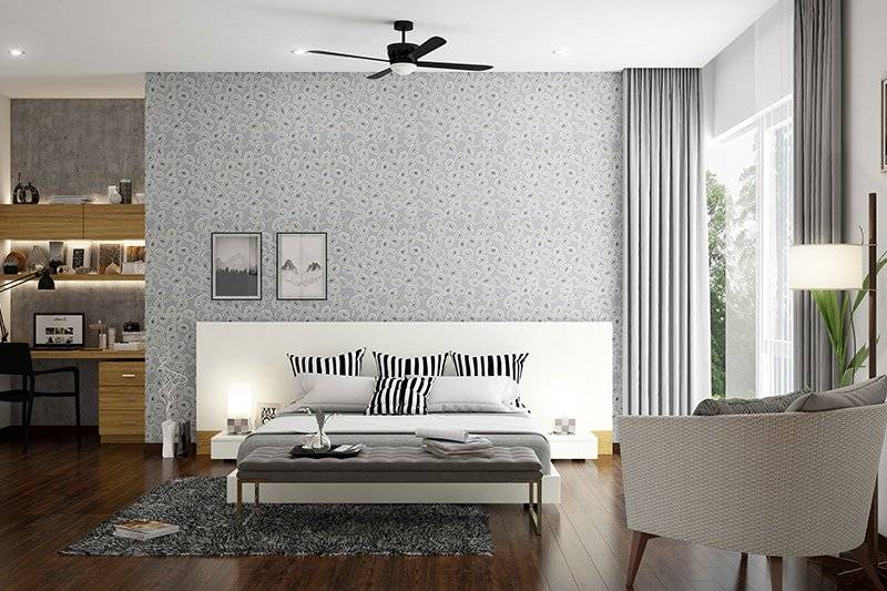 Wooden bedroom furniture designs with a minimalistic white theme furniture