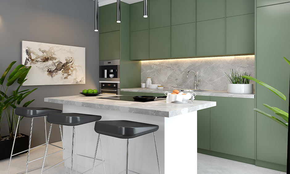 Biophilic kitchen design ideas with natural light and greenery