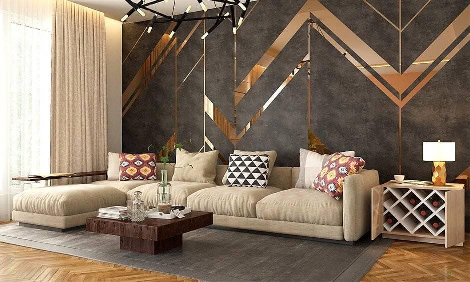 Deck up your wall with mirror for rectangular living room looks spacious Deck up your wall with mirror for rectangular living room looks spacious