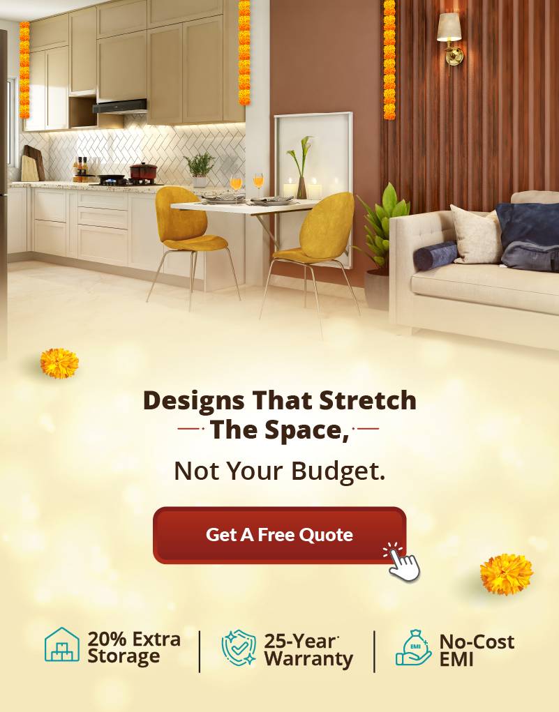 Home interiors designed by best interior designers in Bangalore, Mumbai, Hyderabad, Chennai, Kolkata, India