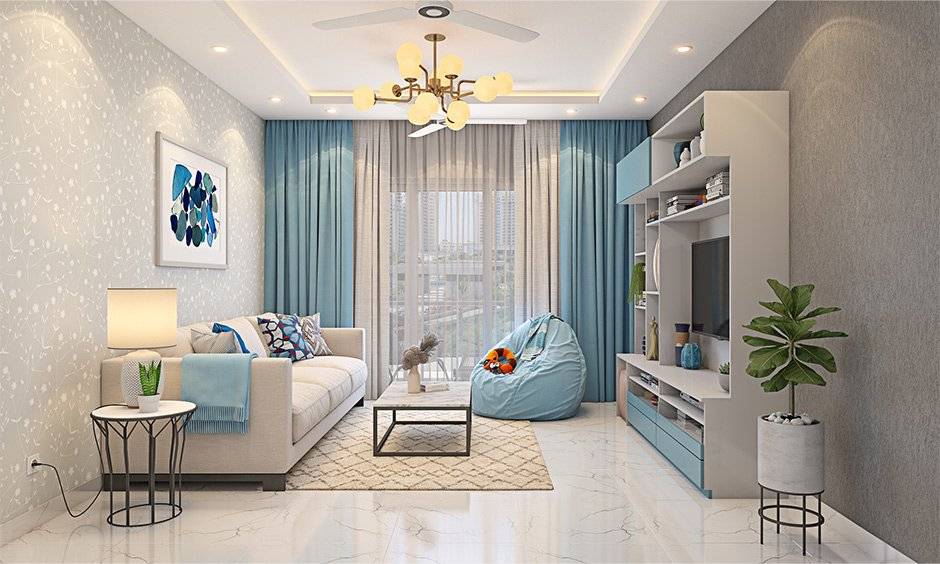 Decorate a rectangular living room with curtains, throws and colourful laminates that can liven it up dramatically Decorate a rectangular living room with curtains, throws and colourful laminates that can liven it up dramatically