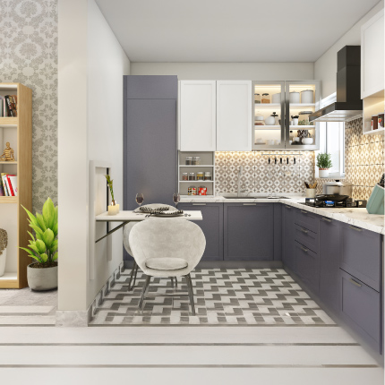 Kitchen interior designers in Navi Mumbai providing space-saving solutions
