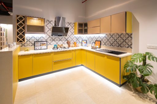 Best l-shaped kitchen designer in Bidhannagar, Kolkata
