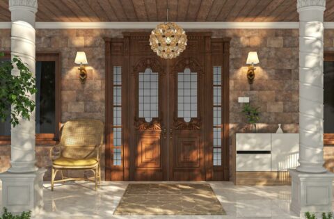 Latest wooden main door design for modern homes