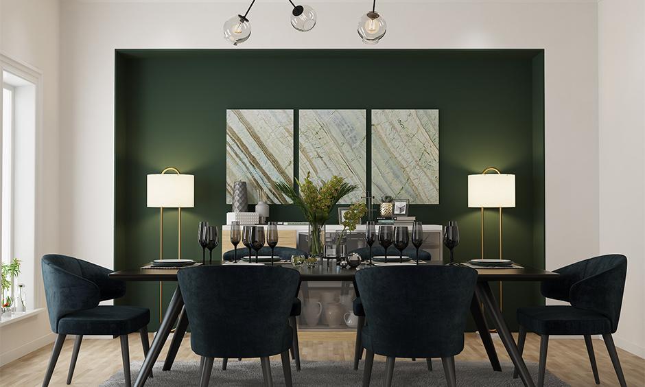 Dining table lighting and accessories to enhance dining room design