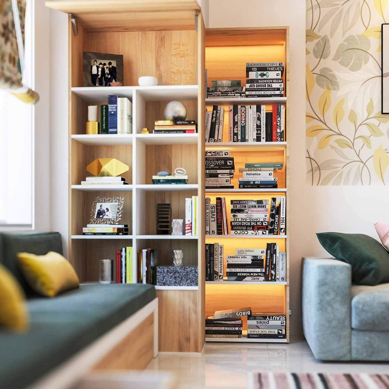 Showcase living room furniture is ideal for storing your favourite collection of books and much more
