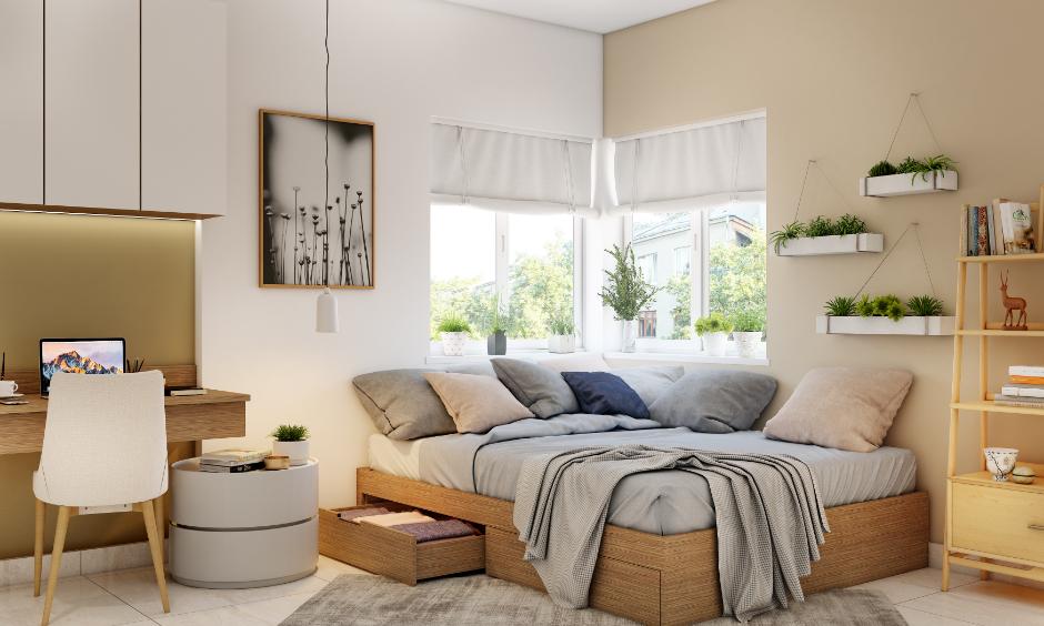 A clutter-free master bedroom Vastu promotes calm; keep only soft items under the bed for balance.