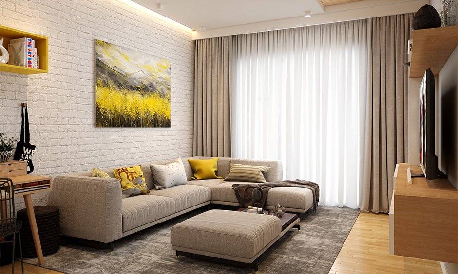 Make a kid-friendly living room by avoiding sharp edges and opt for round tables and curved corners