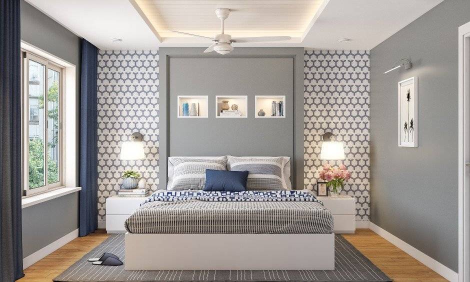 Master bedroom design in 2bhk home apartment to make a beautiful 2bhk apartment design