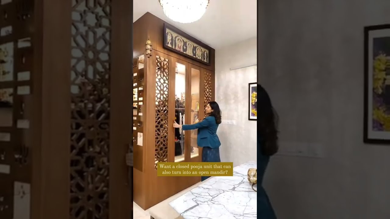Turn Your Closed Pooja Unit Into An Open Mandir