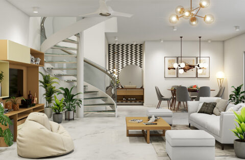 Modern stair grill design for your home