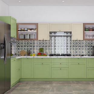 Modular kitchen company in Ahmedabad designed a modern kitchen