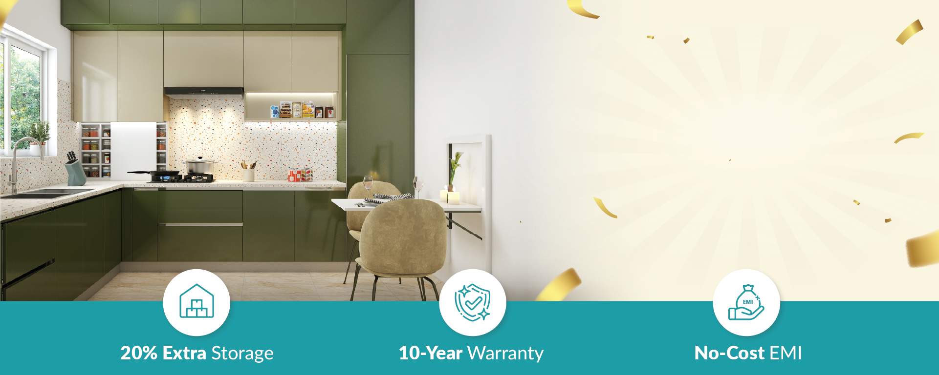 Modular kitchens in Ahmedabad designed for every house