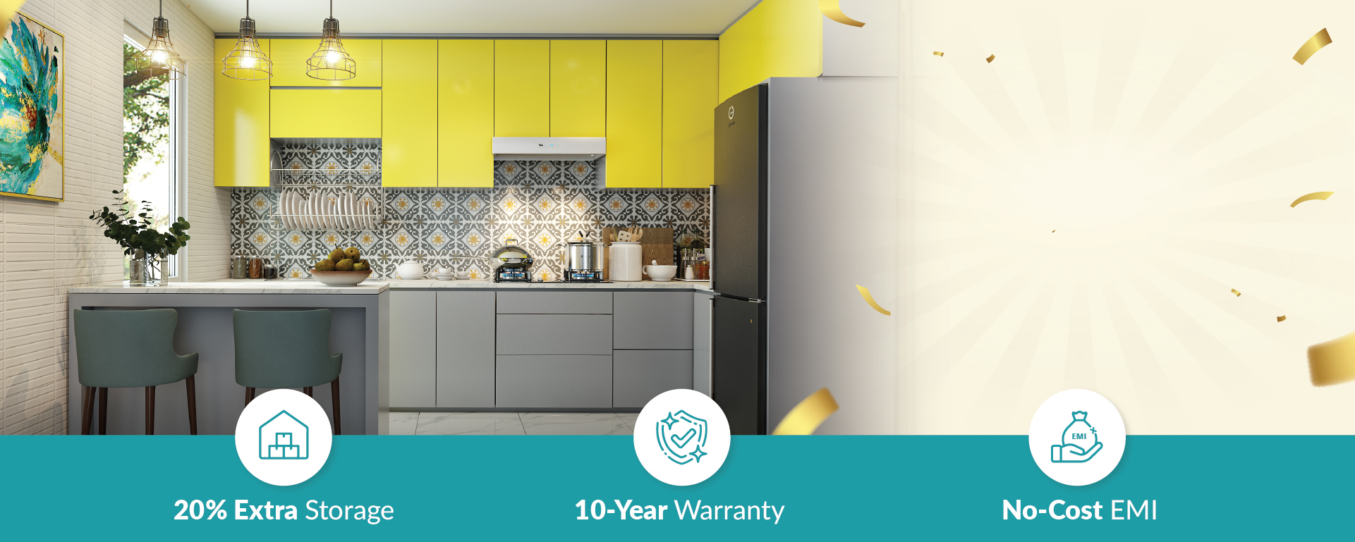 Modular kitchens in Delhi designed for every home