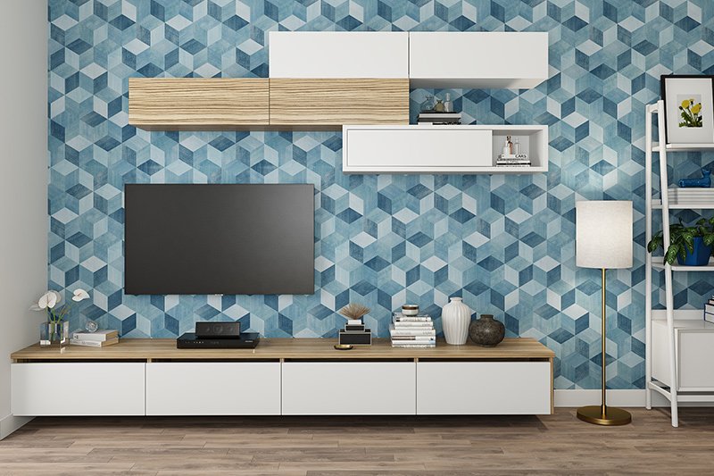 Vinyl is different types of wallpaper which is cheap, durable and light