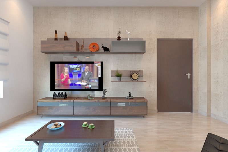 Simple showcase designs for hall