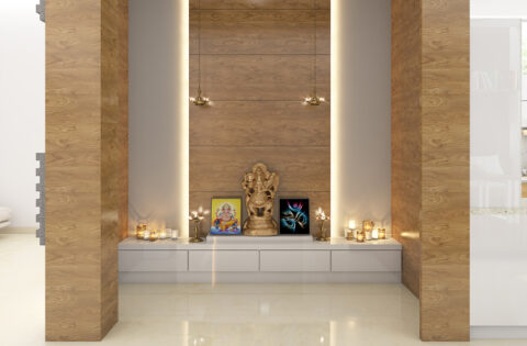 Small pooja room designs in apartments