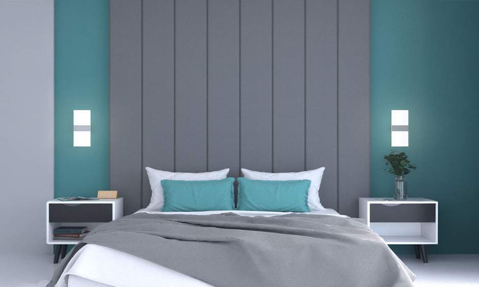Teal and grey bedroom ideas for a contemporary look