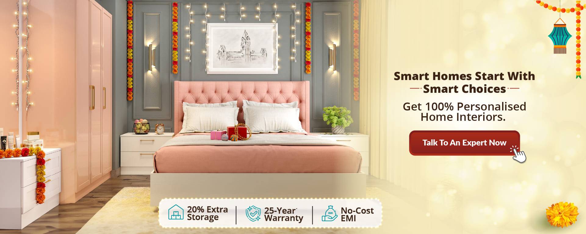 Top interior designers in India providing space-saving solutions for your home interiors