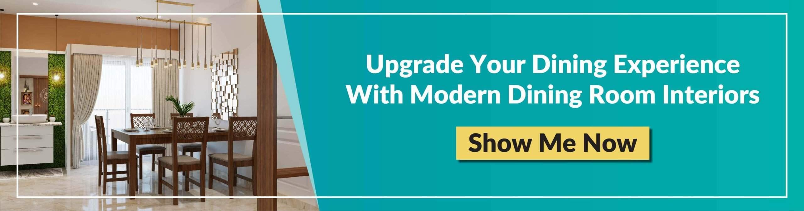 Upgrade your dining experience with modern dining room interiors