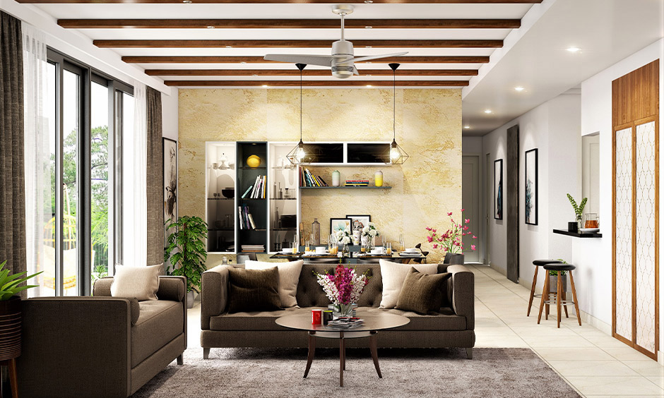 Wooden Ceiling Designs For Living Room